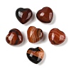 Natural Agate(Dyed & Heated) Heart Palm Stone G-Q021-04G-1