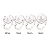 Flower Brass Cup Peg Ring Settings KK-N274-39P-4