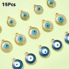 15Pcs 3 Styles Epoxy Resin Enamel Pendants RESI-YW0001-78-3