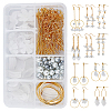 DIY Petal Earring Making Kits DIY-SC0013-77G-1