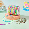 Craftdady 1 Roll Round Polyester Elastic Cord DIY-CD0001-47-15