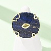 Natural Lapis Lazuli Cuff Rings GG-CBA5FCC-02G-10-2