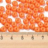 Imitation Jade 3/0 Glass Seed Beads SEED-Z001-A-B09-4
