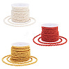 3 Rolls 3 Colors Round Polyester Cord OCOR-TA0003-88A-2