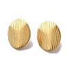 Ion Plating(IP) 304 Stainless Steel Stud Earrings Findings STAS-B041-07G-2