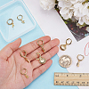 4 Pairs 4 Styles Brass Hoop Earrings EJEW-AR0001-12-3