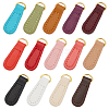 WADORN 14Pcs 14 Colors Leather Zipper Pull Tabs DIY-WR0002-24-1