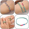 100Pcs 20 Colors Synthetic Agate Beads G-CJ0001-77-7