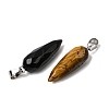 Natural & Synthetic Mixed Stone Pointed Pendants G-D366-03P-2