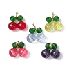 Glass Charms PALLOY-JF02935-1