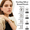 40Pcs 4 Style 925 Sterling Silver Beads STER-BBC0001-10-2