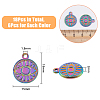 18Pcs 3 Colors 304 Stainless Steel Pendants STAS-DC0013-14-2