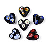 Handmade Millefiori Glass Beads LAMP-N024-43A-1