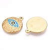 304 Stainless Steel Enamel Pendants STAS-T064-58-2