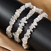 Natural White Moonstone Stretch Bracelets X-BJEW-JB03681-09-5