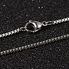 304 Stainless Steel Box Chain Necklaces NJEW-O096-08-2