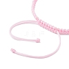 Nylon Thread Braided Bead Adjustable Bracelets BJEW-JB09769-02-4