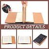 2Pcs 2 Color PU Leather Book Cover AJEW-CP0008-70A-5