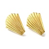 304 Stainless Steel Stud Earring Findings LS-STAS-B087-08A-G-2