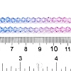 Gradient Color Baking Paint Glass Bead Strands X1-DGLA-A039-T2mm-A019-5