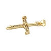 Brass Micro Pave Cubic Zirconia Pendants KK-P293-21B-G-2
