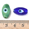 Handmade Evil Eye Lampwork Beads Strands LAMP-G168-06-5