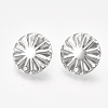 Non-Tarnish 304 Stainless Steel Stud Earring Findings X-STAS-S079-48B-2