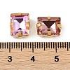 Brass Glass Rhinestone Sew on Rhinestones RGLA-B004-01G-A-3