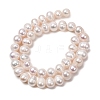 Natural Cultured Freshwater Pearl Beads Strands PA-CBABE82-13A-4
