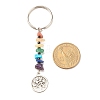 Natural & Synthetic Gemstone Beaded Keychains KEYC-JKC00305-4