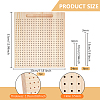 Rectangle Wood Crochet Blocking Board DIY-BC0013-51D-2