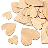 Olycraft Heart Shaped Wooden Boards for Painting AJEW-OC0001-94-1