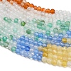 Gradient Color Natural Agate Beads Strands GG-CBA4399-A04-01A-4