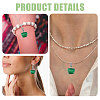 12Pcs Cat Eye Pendants G-CA0001-87-7