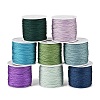 8 Rolls 8 Colors Nylon Braided Cord NWIR-YW0001-13-1