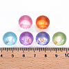 1-Hole Transparent Acrylic Buttons X-TACR-S154-50B-4
