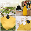 10Pcs 2 Colors Zinc Alloy Spring Gate Rings FIND-SP0004-34A-6