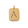 304 Stainless Steel Charms STAS-R001-01G-A-1