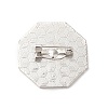 Eight-Diagram Tactics with Yin Yang Alloy Brooch Pin LS-JEWB-K008-02P-2
