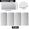 Rectangle 304 Stainless Steel Sheets STAS-WH0044-62-2