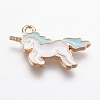 Alloy Enamel Pendants ENAM-G124-03E-1