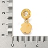 Ion Plating(IP) 304 Stainless Steel European Dangle Charms LS-STAS-U005-41G-3