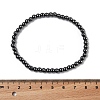 Synthetic Hematite Stretch Bracelets BJEW-P0131-011-3