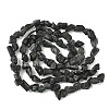 Raw Rough Natural Black Tourmaline Beads Strands G-M453-A01-02-3