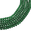 3 Strands Baking Paint Transparent Glass Round Bead Strands DGLA-PA0001-02B-7