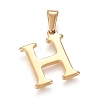 304 Stainless Steel Pendants STAS-F106-95G-H-01-1