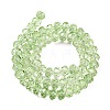 Transparent Baking Paint Glass Beads Strands DGLA-A034-T8mm-D11-2