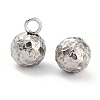 Tarnish Resistant 304 Stainless Steel Charms X-STAS-O147-03B-P-3