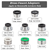 Unicraftale 10 Sets 10 Style Brass Faucet Adaptors FIND-UN0001-56-2