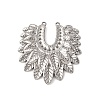 304 Stainless Steel Pendant Rhinestone Settings STAS-D129-07P-1